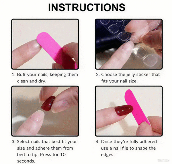 (USA) 4-7  Customized Bundle Nails Picked In Liveroom