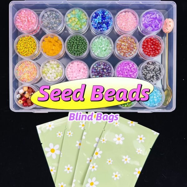 Funny bag—2、3、4mm Glass & Acrylic spacer Beads/Seed Beads for DIY Jewelry